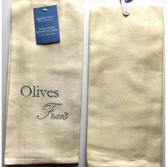 4~Olives Frais Kitchen Towel 15" X 26" 100% Cotton - Picture 2 of 5